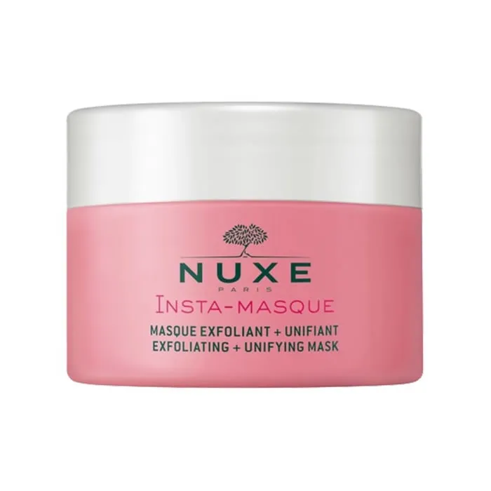 Nuxe Insta-Masque Maschera Esfoliante + Unificante Rosa e Macadamia 50 ml