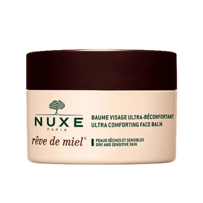 Nuxe Rêve De Miel Balsamo Viso Ultra Confortevole per Pelli Secche e Sensibili 50 ml