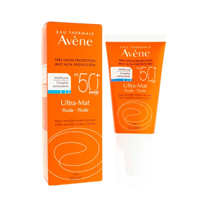 Avène Ultra Mat Fluido Protezione Solare SPF 50+ 50 ml