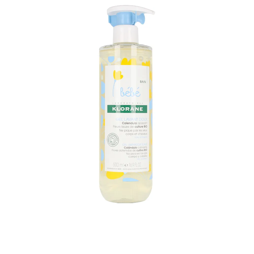 Klorane Bebé Gel Detergente Delicato Lenitivo Calendula 500ml