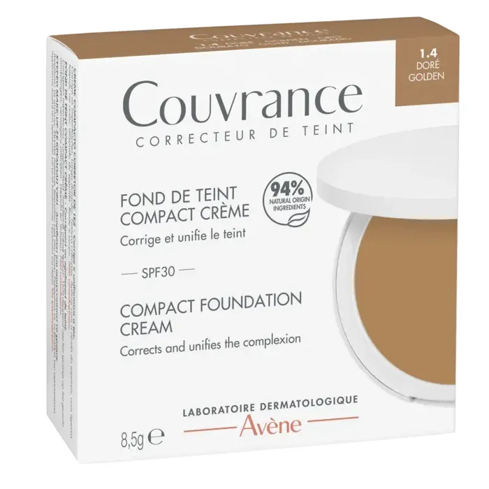 Avene Couvrance Crema Compatta Senza Olio 1.4 Oro 8.5g