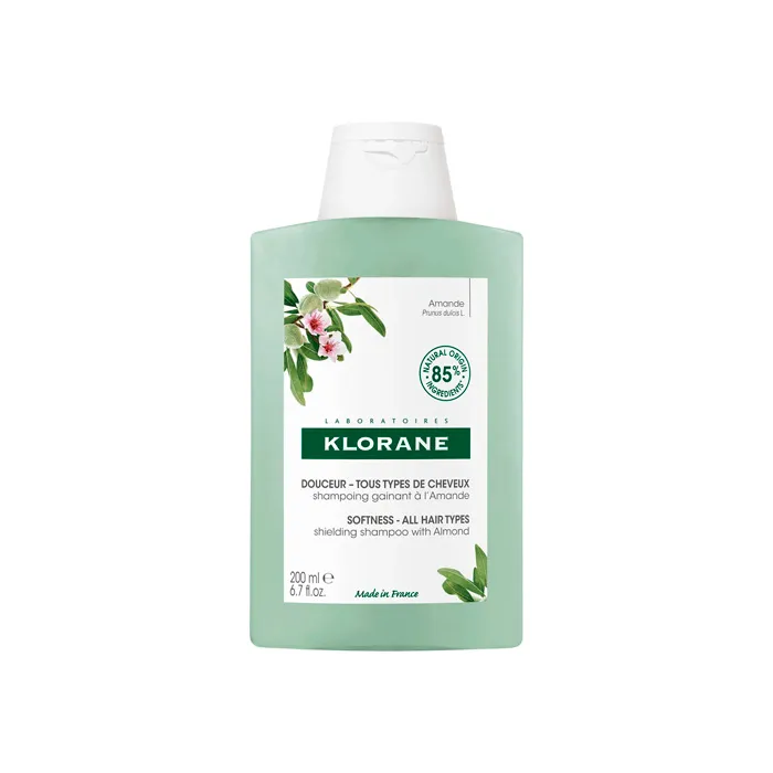 Shampoo al latte di mandorla Klorane 200ml