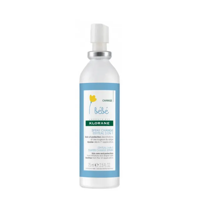 Spray cambio bambino Klorane Eryteal 3 in 1 75 ml