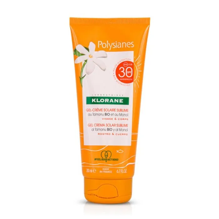 Klorane Polysianes Sublime Crema Solare Gel Spf30 200ml