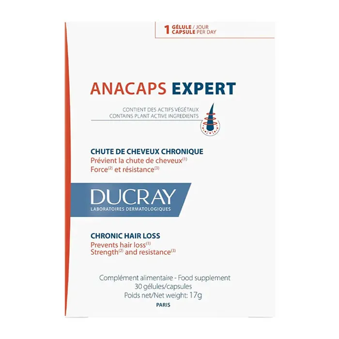 Anacaps Expert Reacciona Integratore per la caduta dei capelli 30 unità