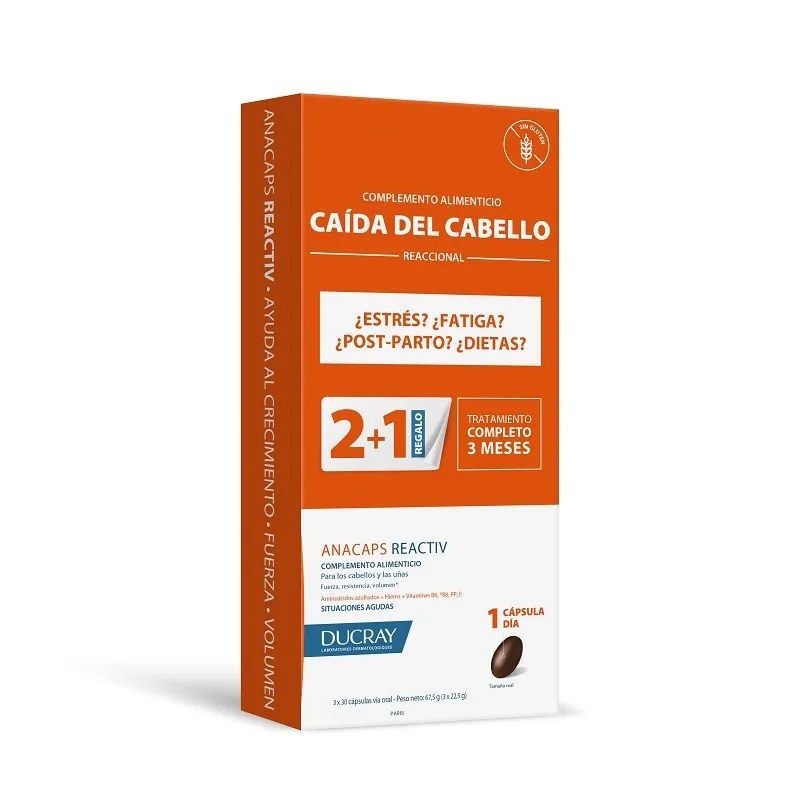 Ducray Anacaps Reactiv 3×30 Capsule