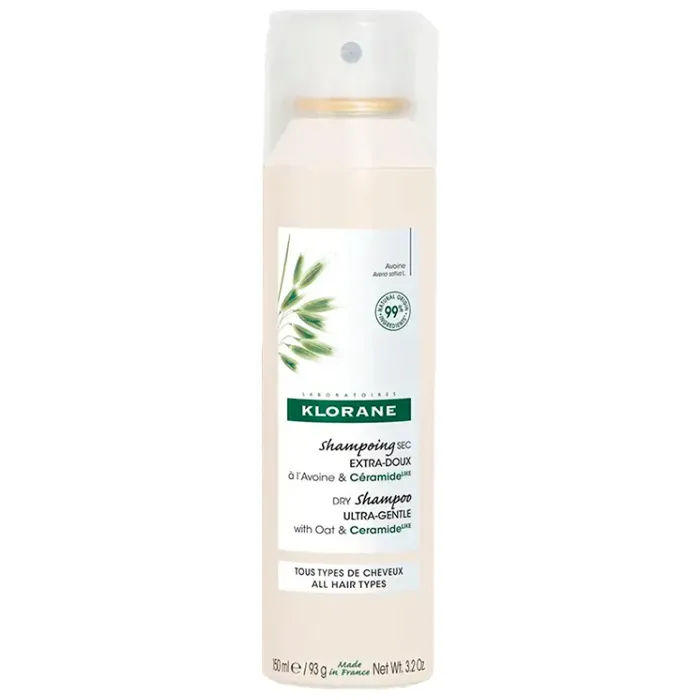 Shampoo secco extra delicato al latte d’avena Klorane 150 ml