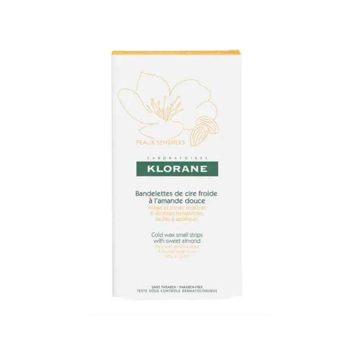 Strisce depilatorie a freddo Klorane per il viso