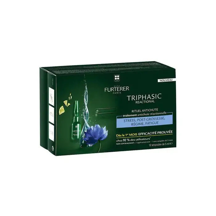 Trattamento anticaduta trifasico reattivo Rene Furterer 12x5ml
