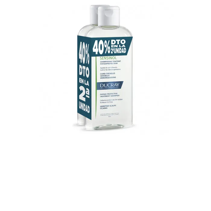 Ducray Sensinol Shampoo Trattamento Fisioprotettivo 2x400ml