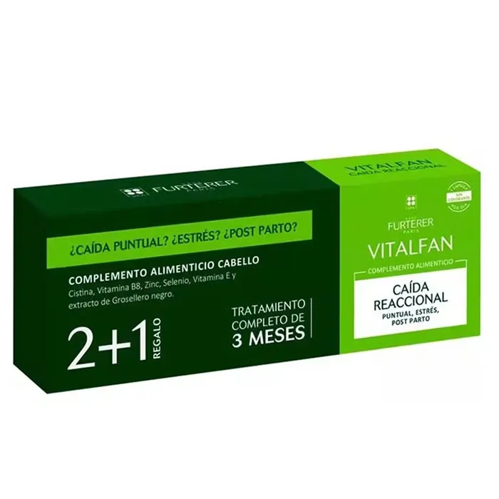 Rene Furterer Vitalfan Reactionnelle Perdita di capelli 3×30 capsule
