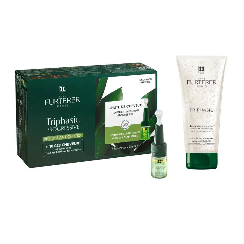 Rene Furterer Triphasic Progressive 8×5,5ml Set 2 Pezzi