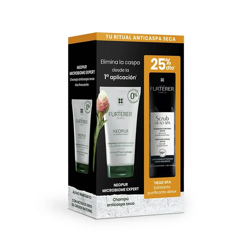 Rene Neppur Anti-Dry Dandruff Ritual Set 2 pezzi 150 ml