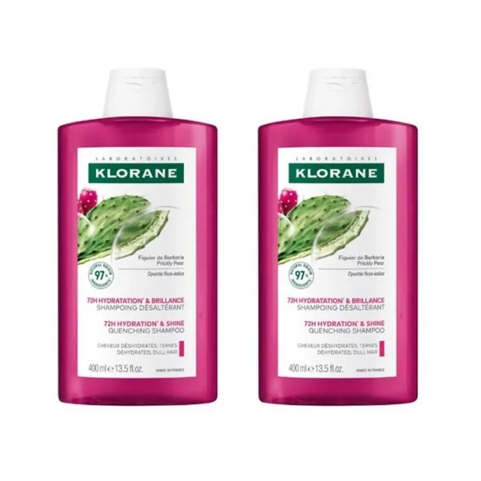 Klorane Double Barbaria Shampoo al fico 2x400ml