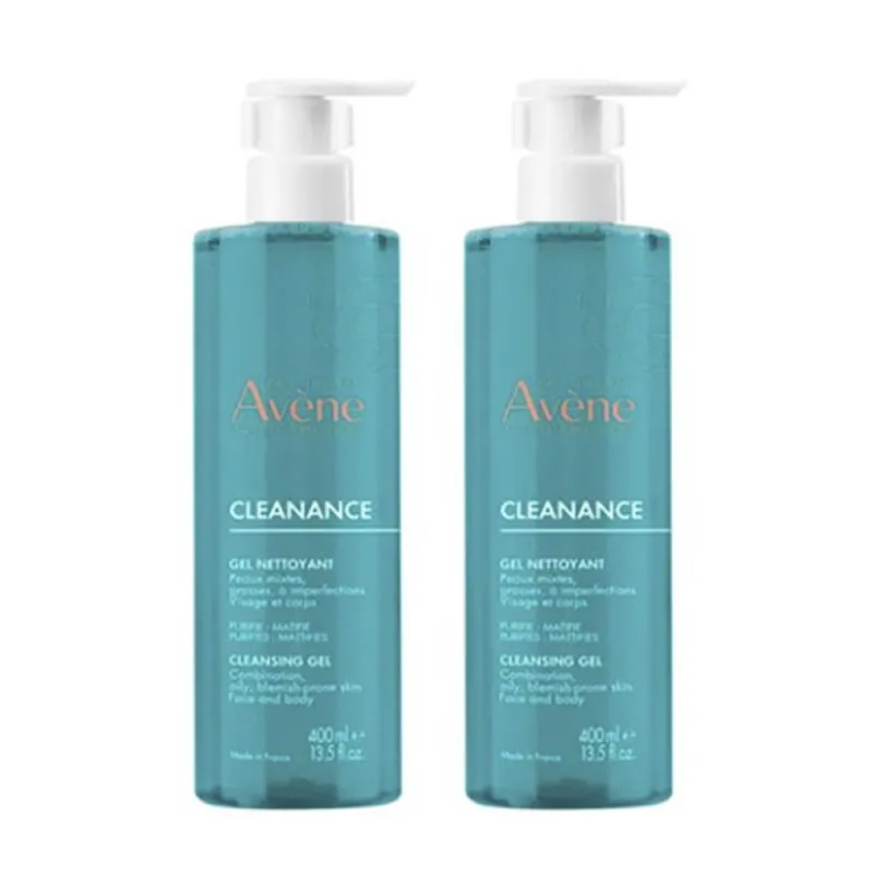 Avène Cleanance Duo Gel Detergente 2 x 400 ml