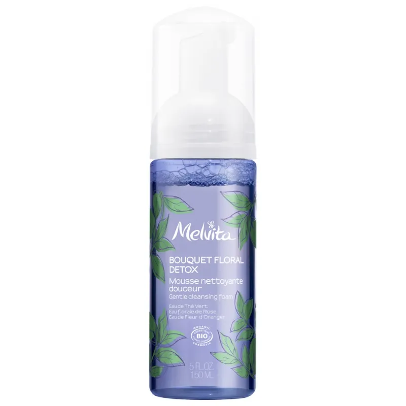 Melvita Bouquet Floral Detox Schiuma Detergente Delicata Biologica 150ml