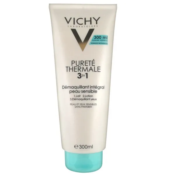 Vichy Pureté Thermale Struccante Completo 3 in 1 per Pelli Sensibili 300 ml