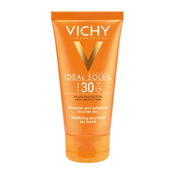 Vichy Ideal Soleil Fluido Viso Opacizzante Tocco Secco Spf30 50 ml