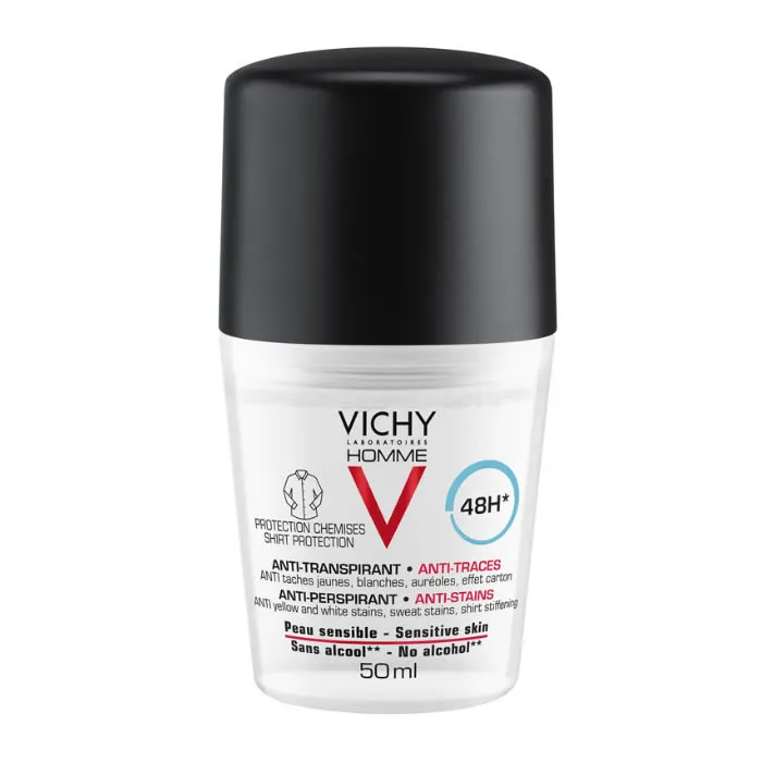 Deodorante antitraspirante Vichy per pelli sensibili da uomo 50 ml