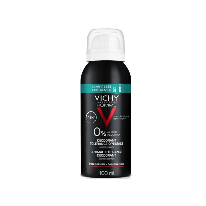 Vichy Homme Tolleranza Ottimale Formato Compresso 100ml