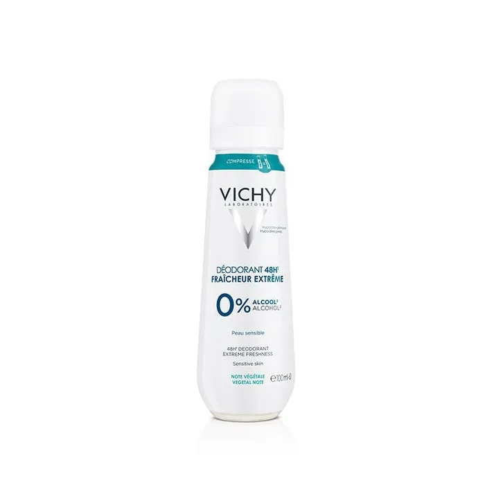 Deodorante Vichy 48H Freschezza Estrema 0% Alcol Pelle Sensibile 100ml