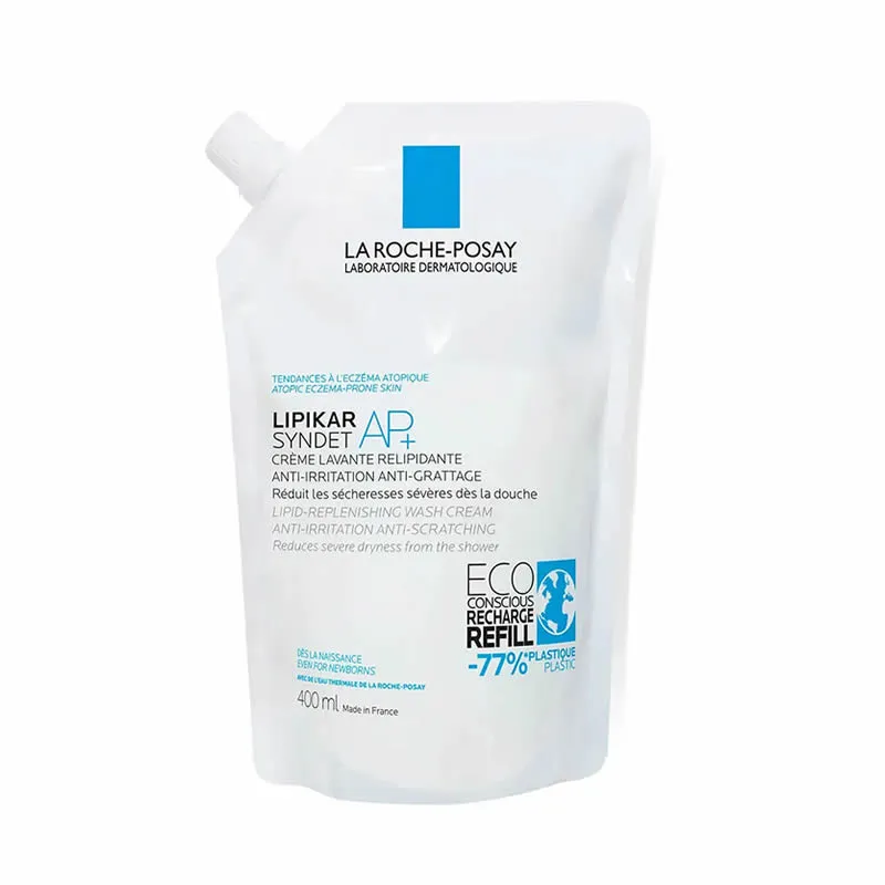 La Roche-Posay Lipikar Crema Detergente Nutriente per Pelle con Eczema Atopico 400ml
