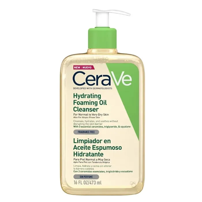 Cerave Olio detergente schiumogeno idratante 473 ml
