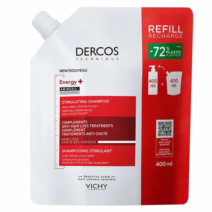 Dercos Energy+ Shampooing Stimulant Recharge 400 ml