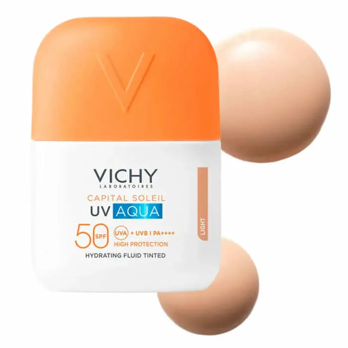 Vichy Capital Soleil UV Aqua Hydrating Fluid Tinted Spf50+ 50ml Light — foto 1