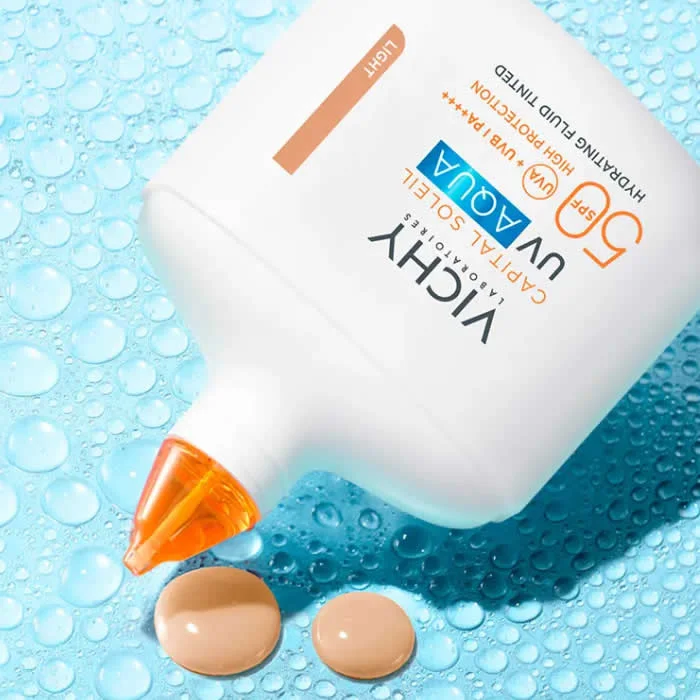 Vichy Capital Soleil UV Aqua Hydrating Fluid Tinted Spf50+ 50ml Light — foto 2