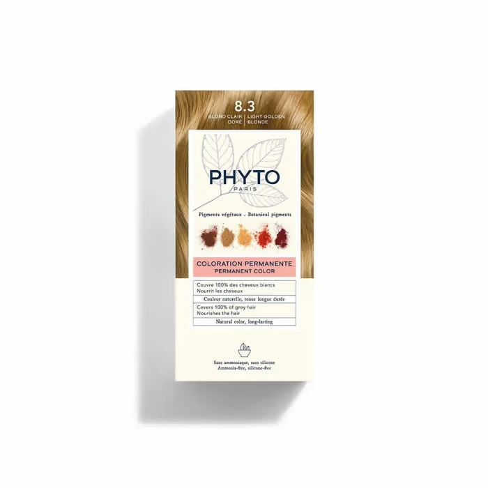 Phyto Hair Colour By Phytocolor 8.3 Light Golden Blonde 180g Phyto Hair Colour By Phytocolor 8.3 Light Golden Blonde 180g