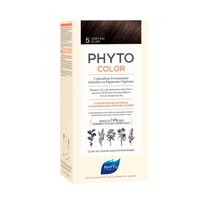 Phyto Hair Colour di Phytocolor 5 Castano chiaro 180 g