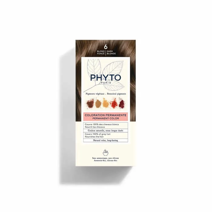 Phyto Hair Colour By Phytocolor 6 Blonde Foncé 180g