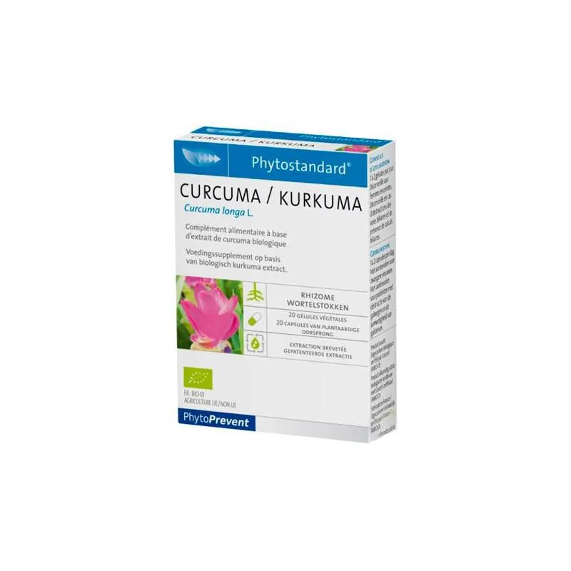 Pileje Phytostandard Curcuma 20 Capsule