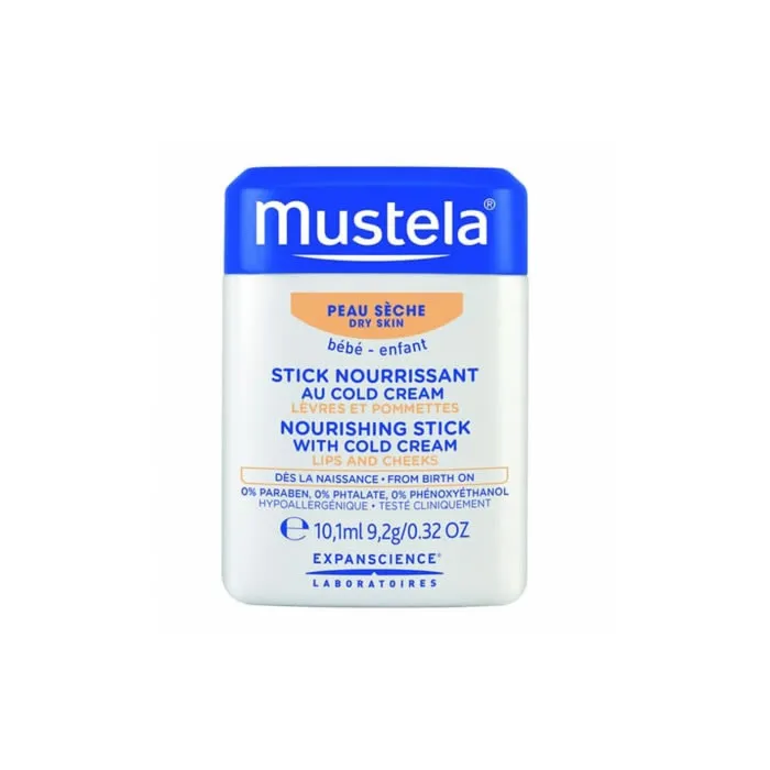 Mustela Stick Nutriente con Cold Cream Pelle Secca 10ml