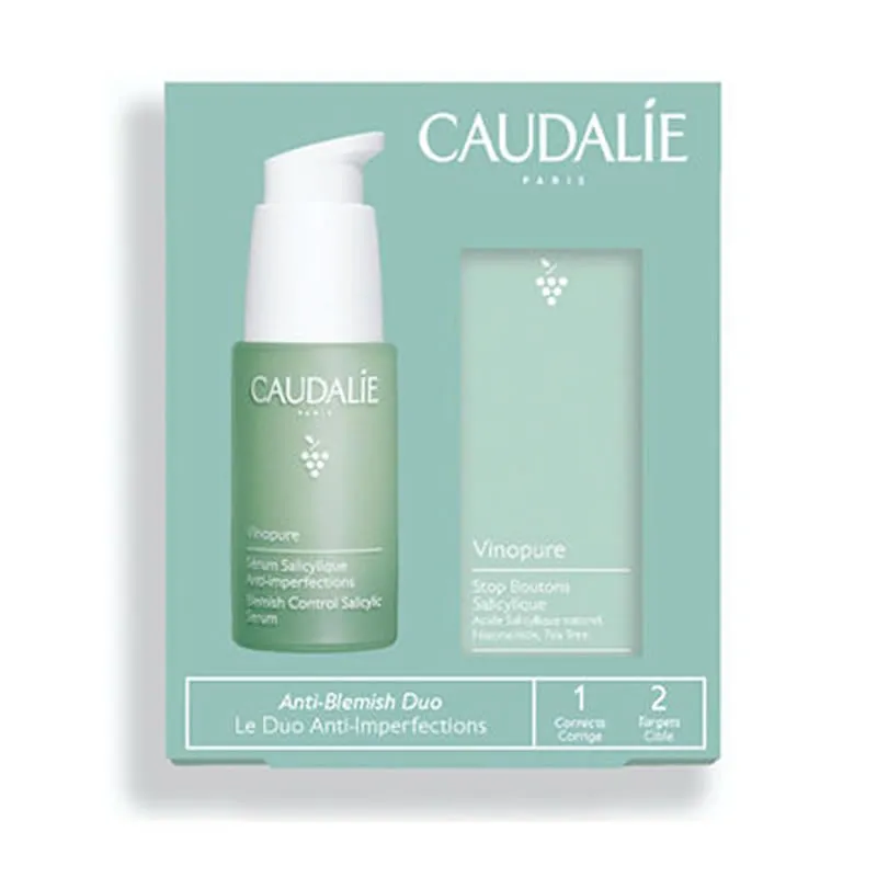 Caudalie Vinopure Set Siero Anti-Imperfezioni 30ml + Regalo Siero Anti-Imperfezioni 15ml