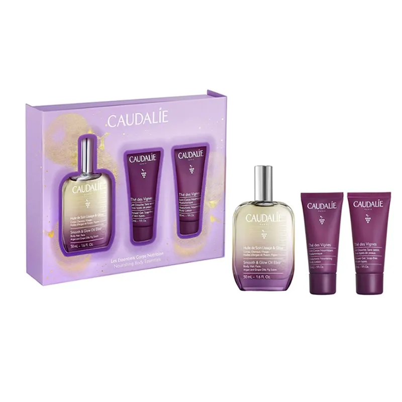 Caudalie Olio Nutriente 50 ml Set 3 Pezzi