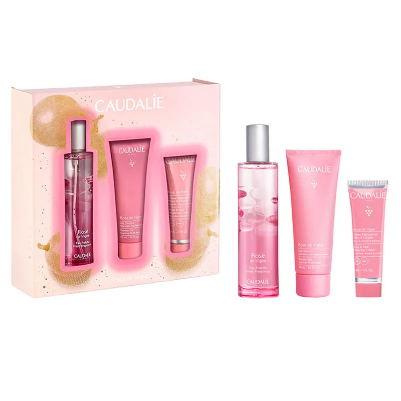Caudalie Rose De Vigne Acqua Rinfrescante Spray 50 ml Set 3 Pezzi