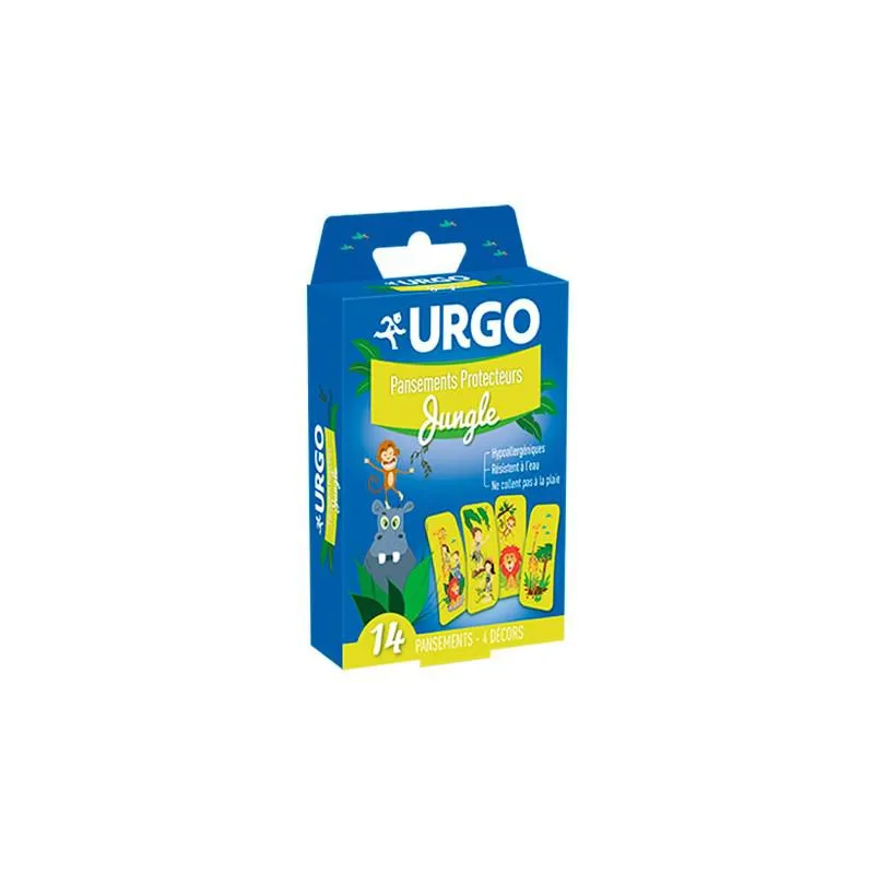 Cerotti speciali per bambini Urgo Jungle 2,5 cm x 5,7 cm 14u