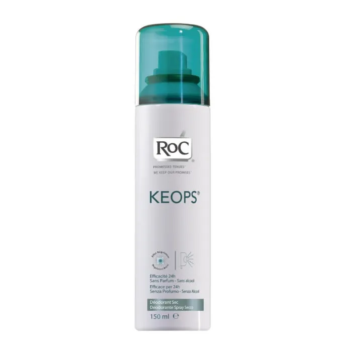 Roc Keops Dry Spray Deodorante Pelle Normale 150ml
