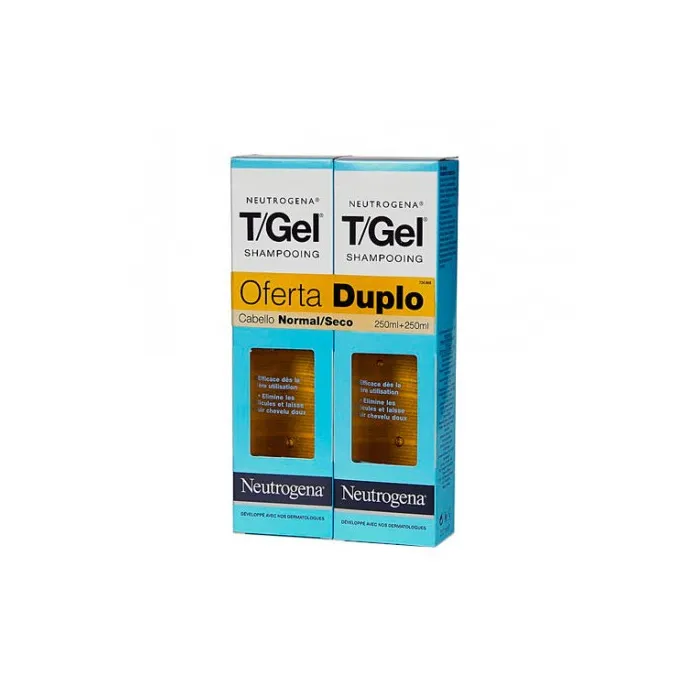Neutrogena T/Gel Shampoo Antiforfora Normale-Secco 2 x 250 ml