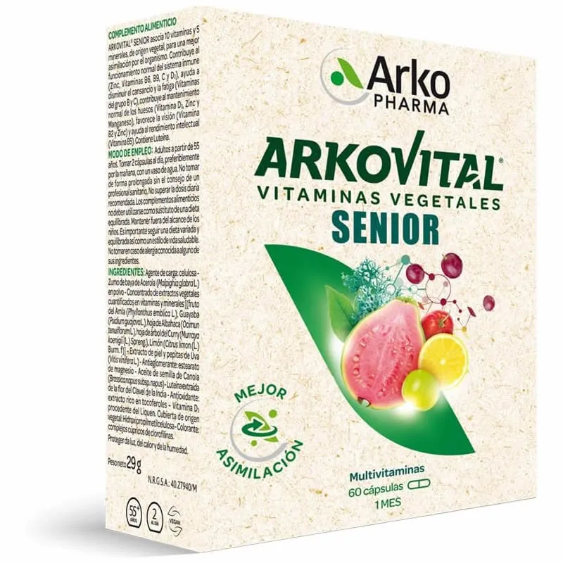 Arkovital Vitamine e Minerali Senior 50+ 60 Capsule