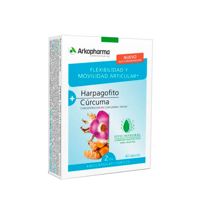 Arkopharma Arpagofito e Curcuma 40 Capsule