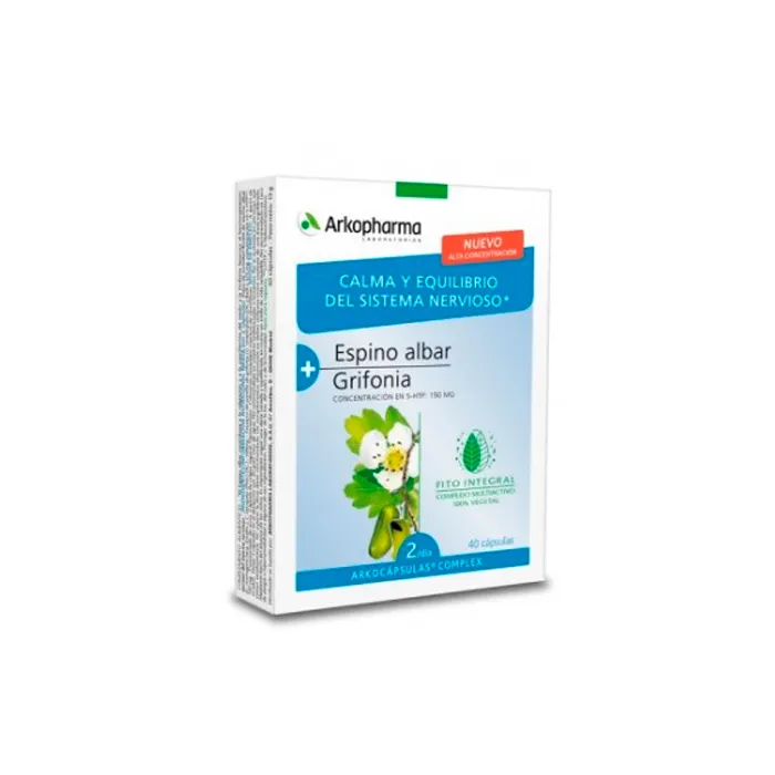 Arkopharma Biancospino e Griffonia 40 Capsule