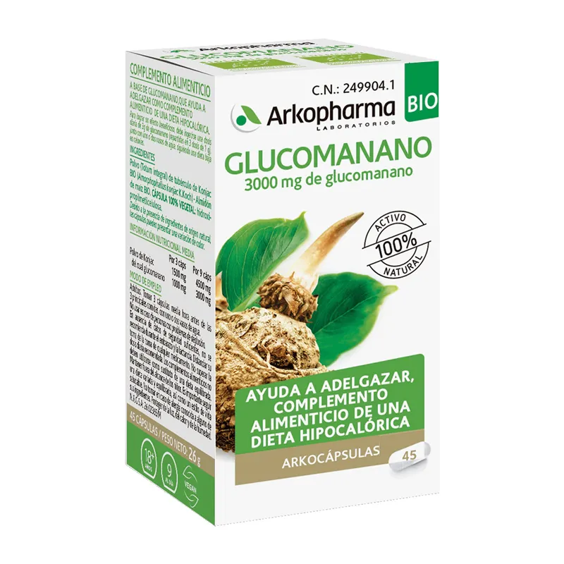 Arkopharma Glucomannano Bio 45 Capsule