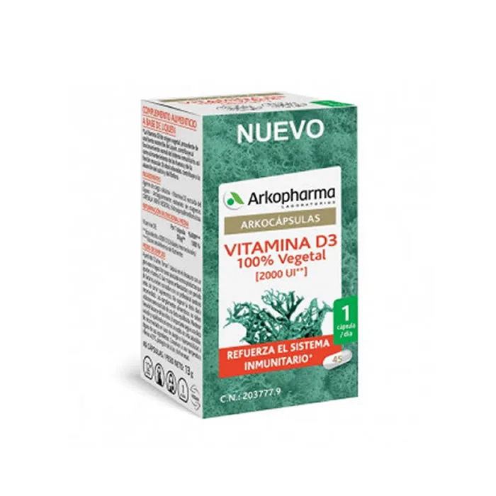Arkocapsule Vitamina D3 45 Capsule
