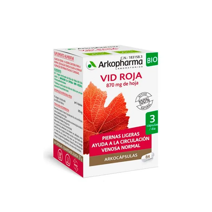 Arkopharma Vite Rossa 84 Capsule