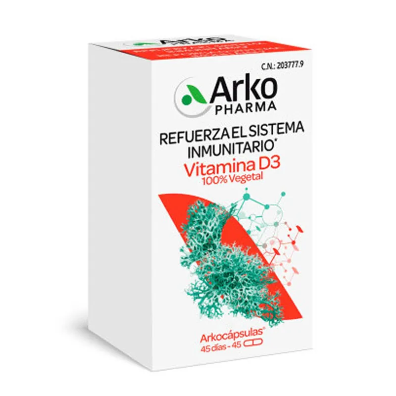 Arkocaps Vitamina D3 100% Vegetale 45 Capsule