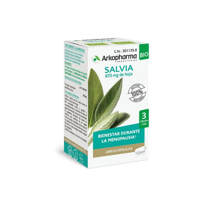 Arkopharma Arkocapsulas Sage 45 Capsules Arkopharma Arkocapsulas Sage 45 Capsules