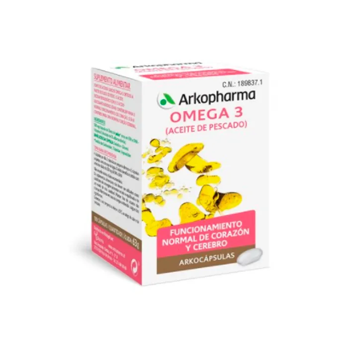 Arkopharma Arkocaps Omega 3 Fish Oil 100 Capsules